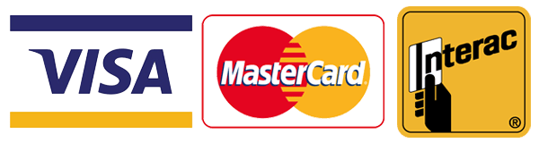 Visa MasterCard et Interac