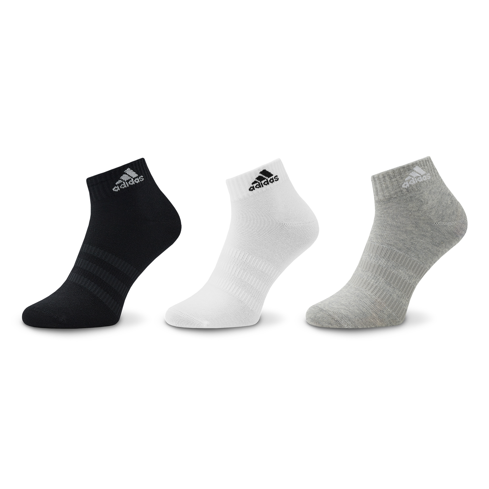 adidas Performance Thin and Light Ankle Socks 3 Pairs IC1283 Szary