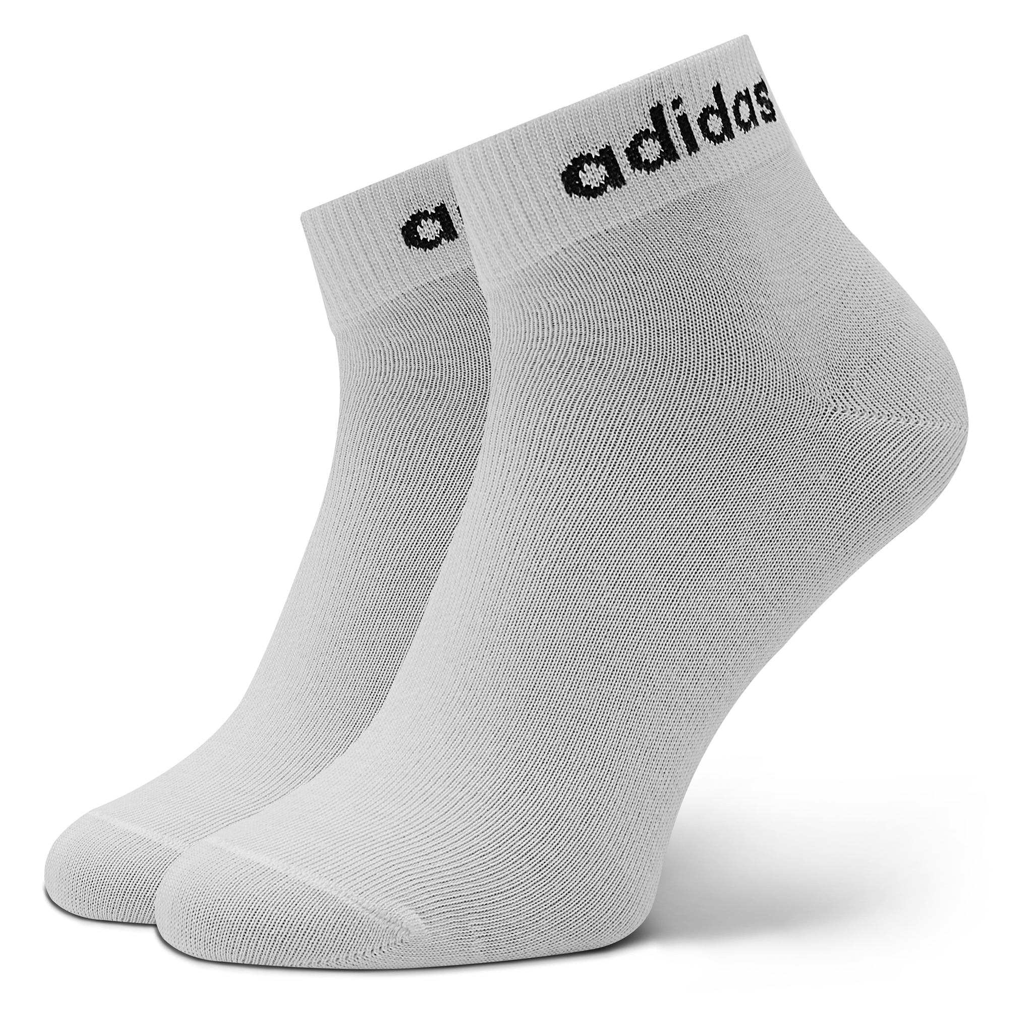 adidas Performance Think Linear Ankle Socks 3 Pairs IC1306 Szary