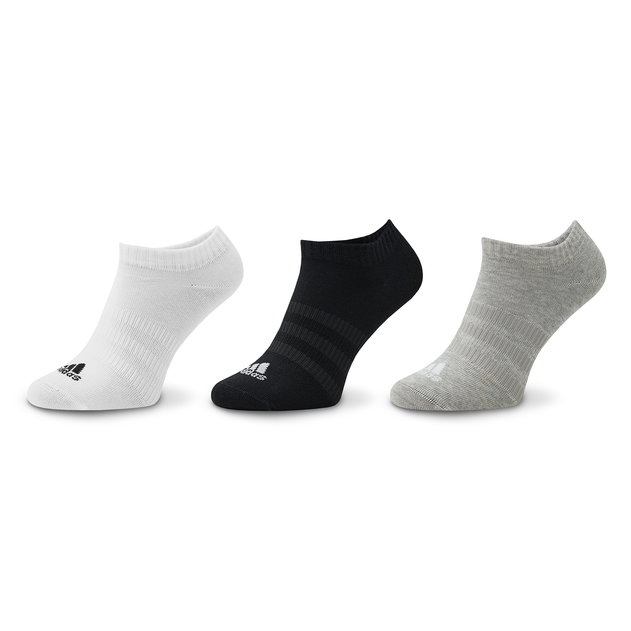 adidas Performance Thin and Light Sportswear Low-Cut Socks 3 Pairs IC1337 Szary