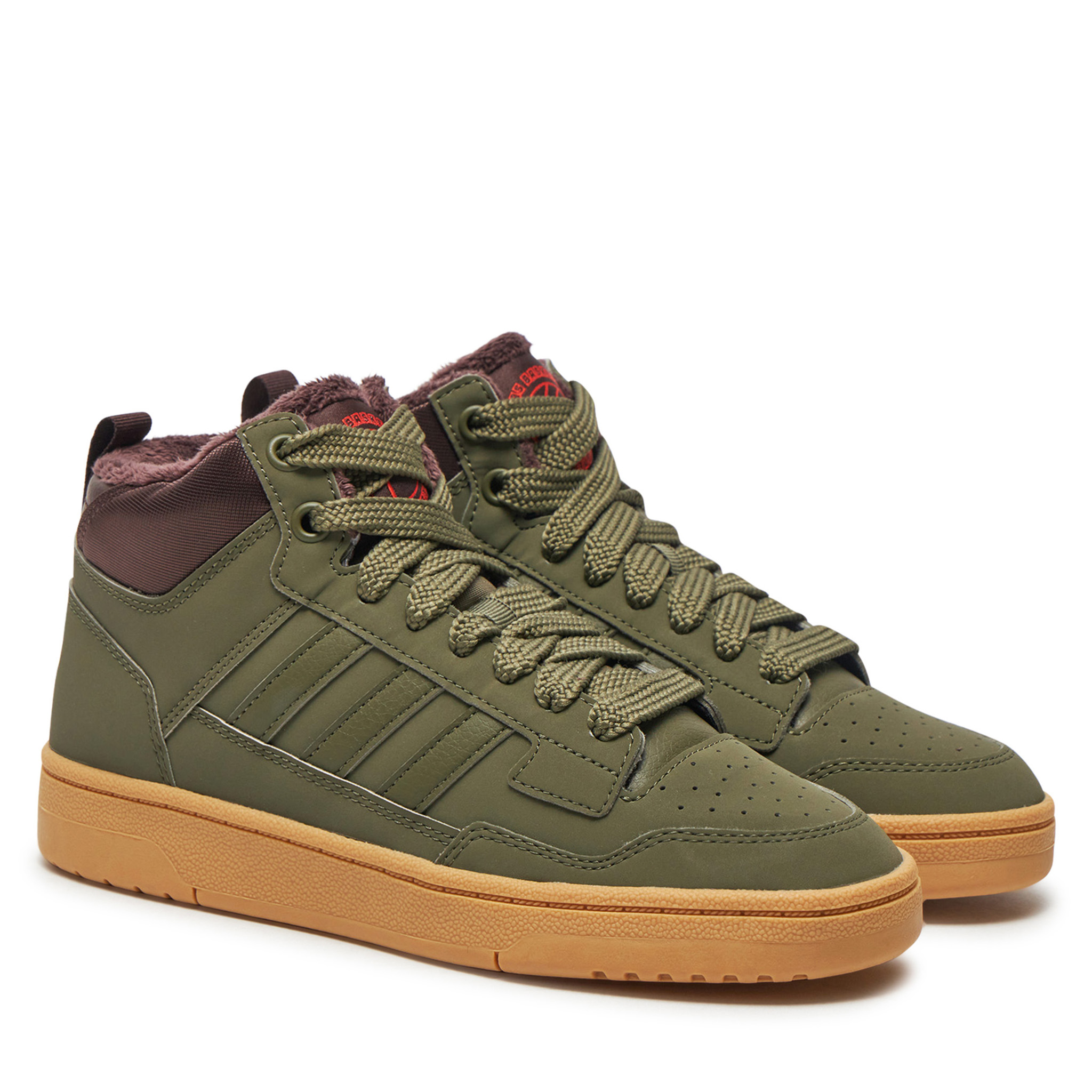 adidas Sportswear Rapid Court Mid Winterized JR2813 Zielony