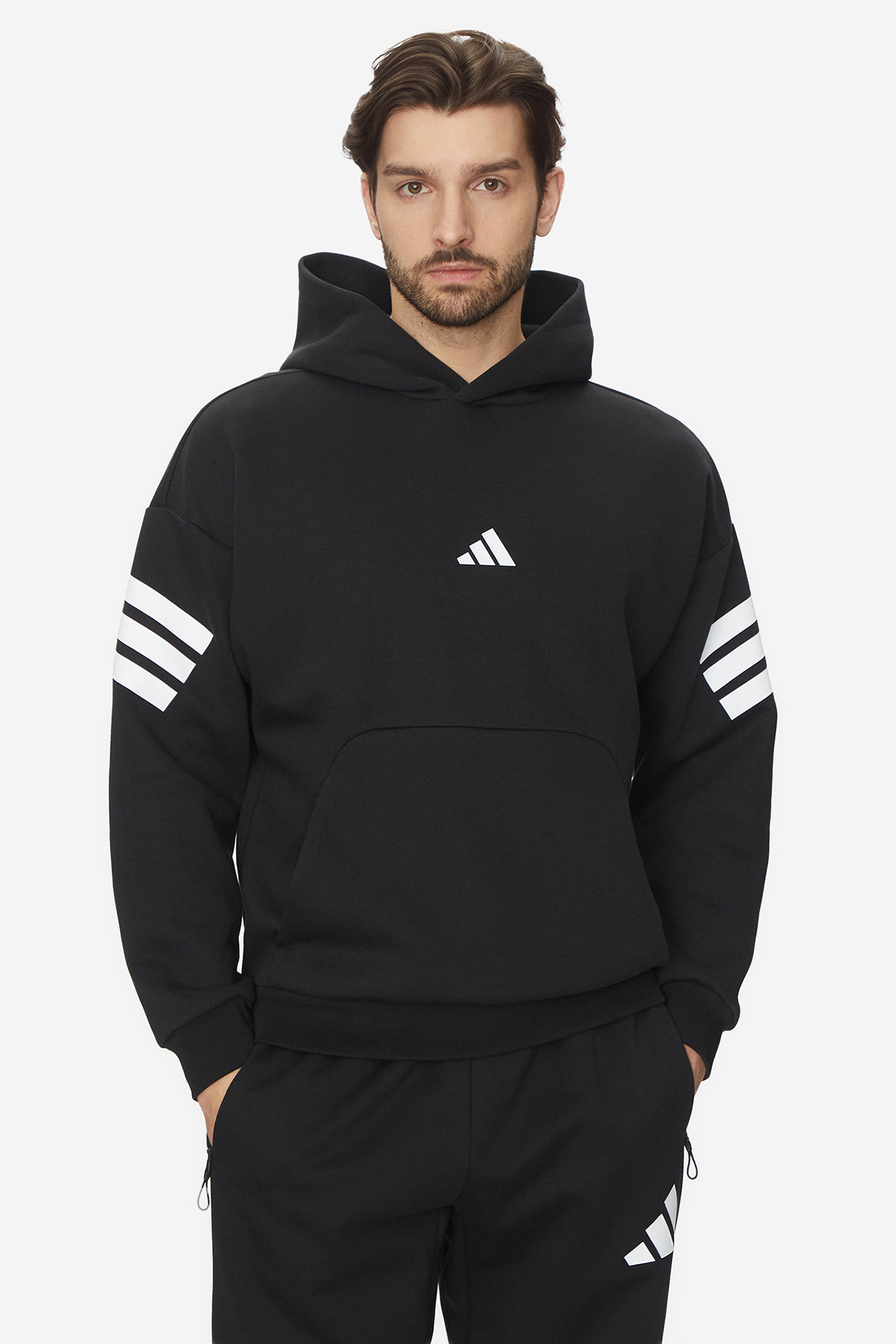 Bluza adidas Sportswear Future Icons 3-Stripes JD4838 Czarny