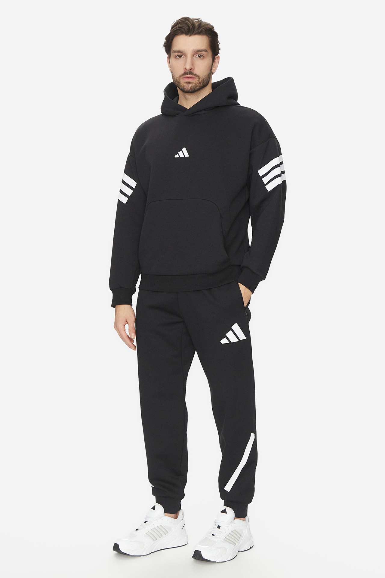 Bluza adidas Sportswear Future Icons 3-Stripes JD4838 Czarny