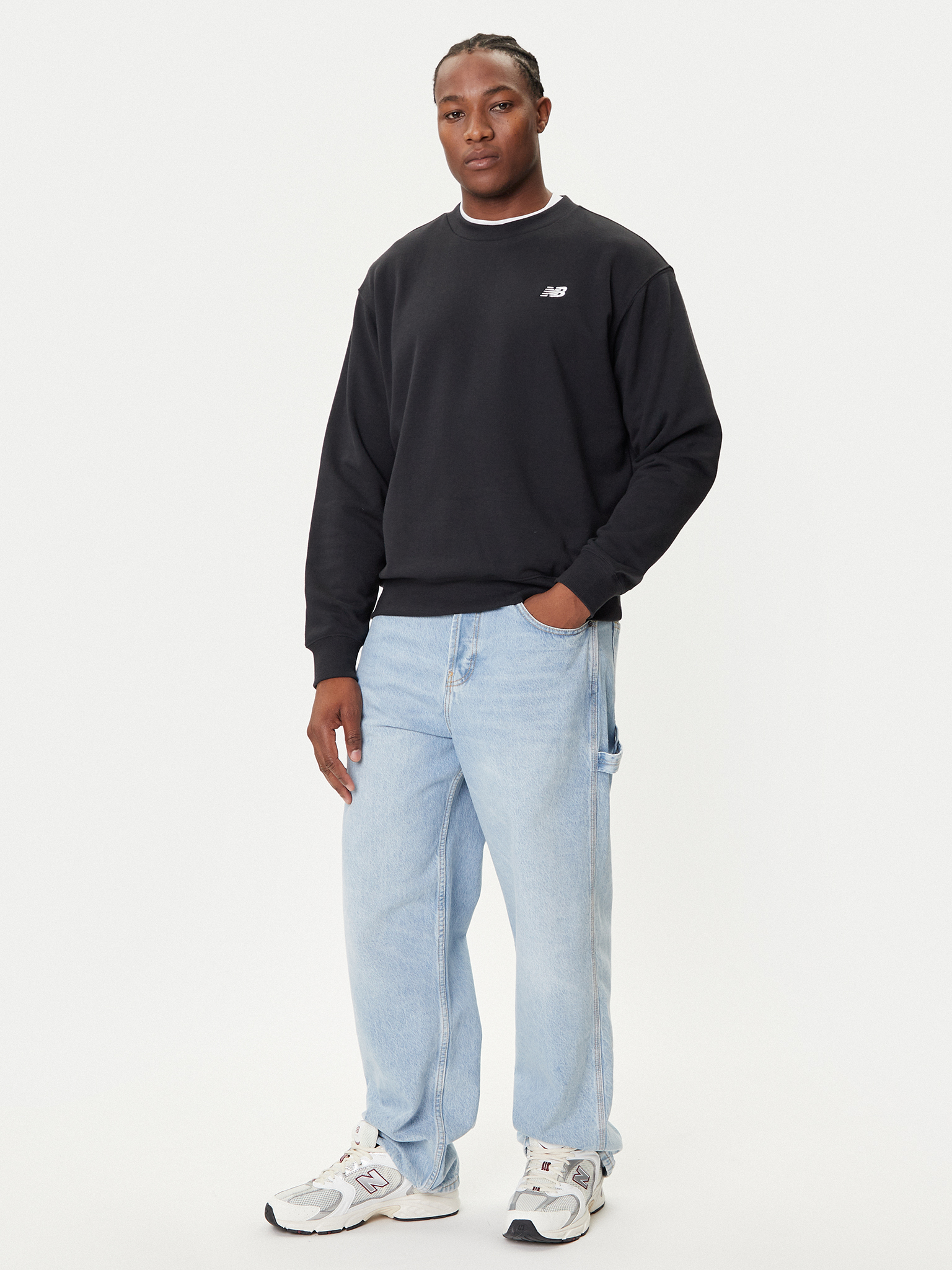 NEW BALANCE Small Logo MT41507 Czarny