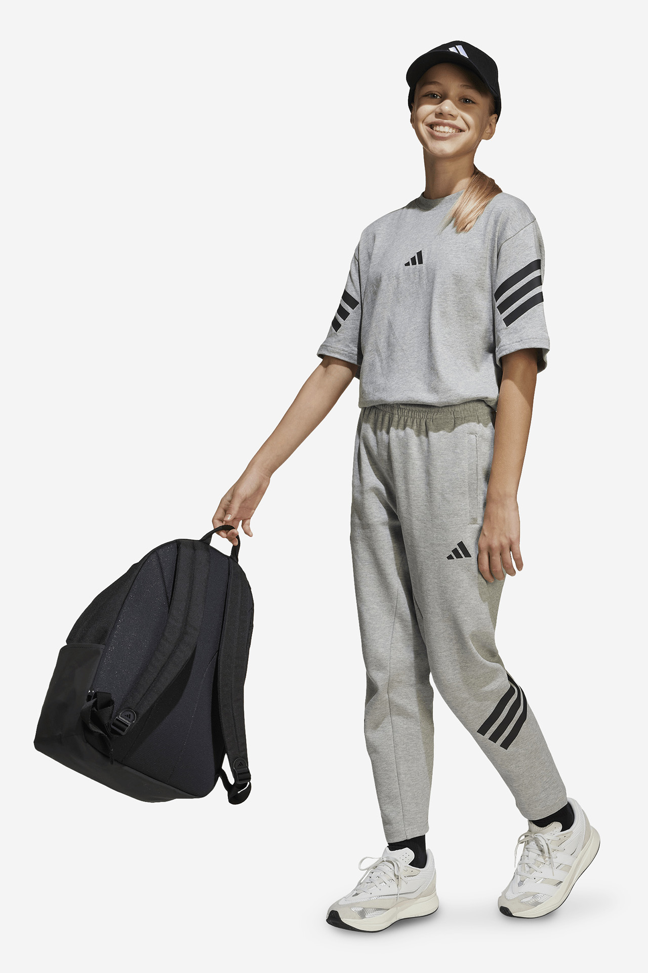 adidas New Logo Baseball JG0998 Czarny