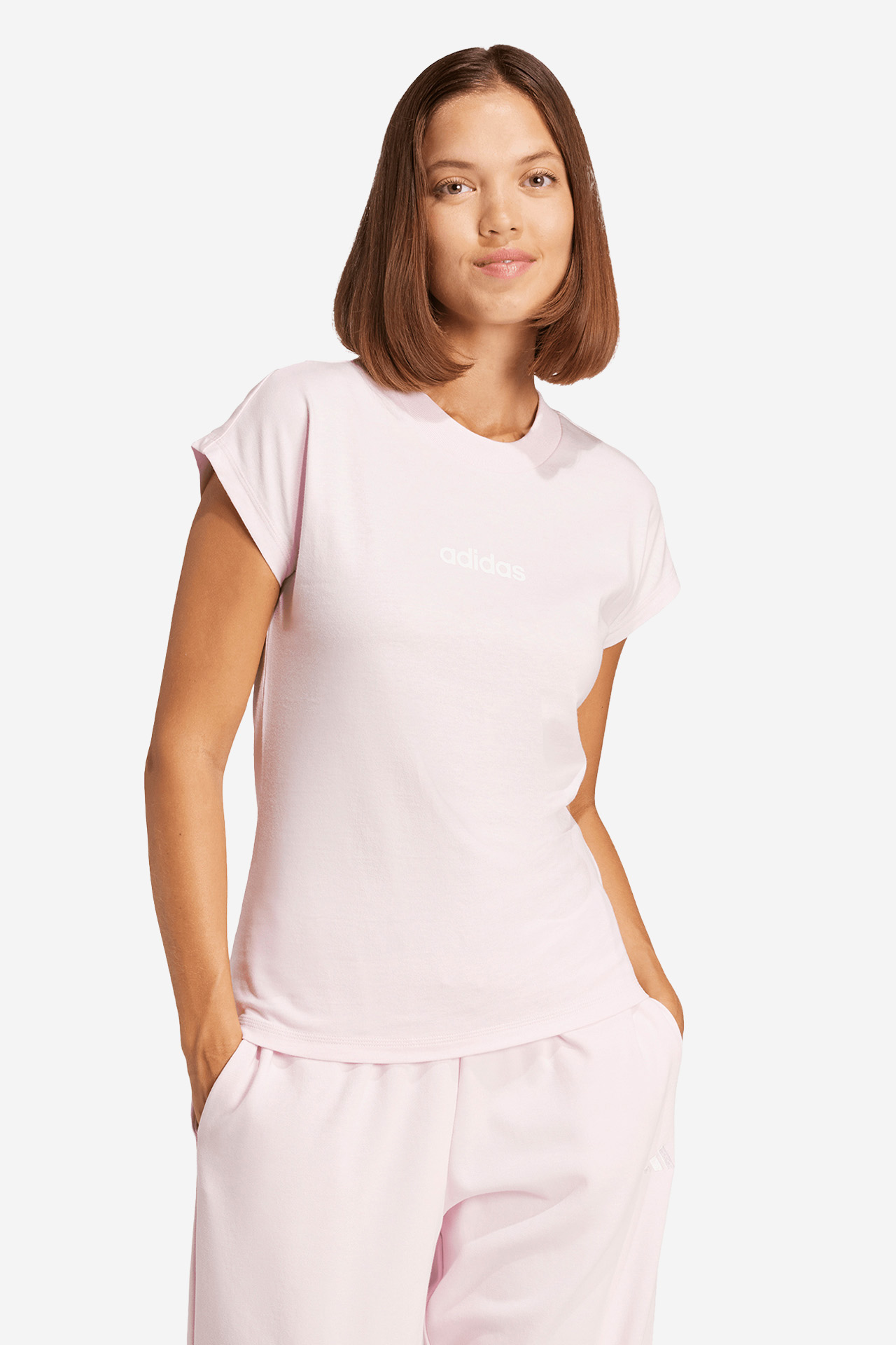 T-shirt adidas JG8659 Różowy jasny