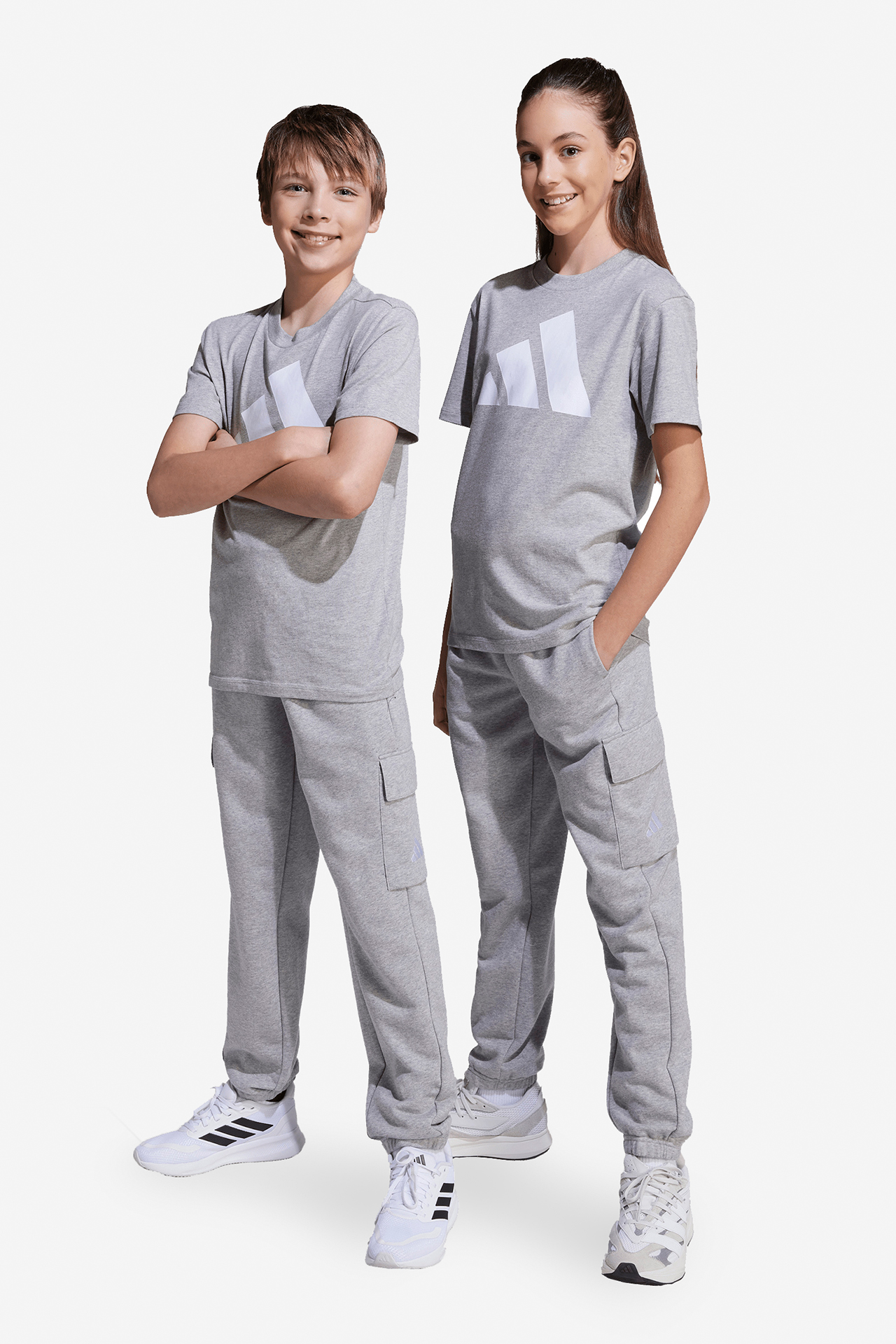 Spodnie adidas JV9996 Szary