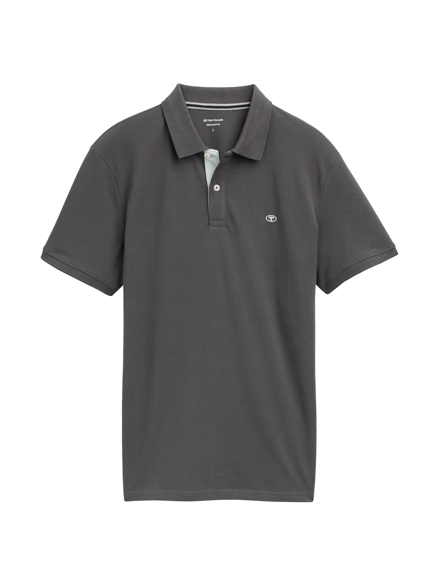 Koszulka polo TOM TAILOR 1027713-10307 Szary ciemny