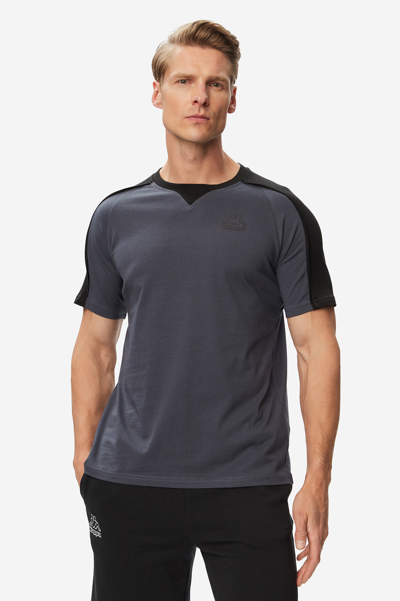 T-shirt KAPPA 37213LW-A03 Szary ciemny