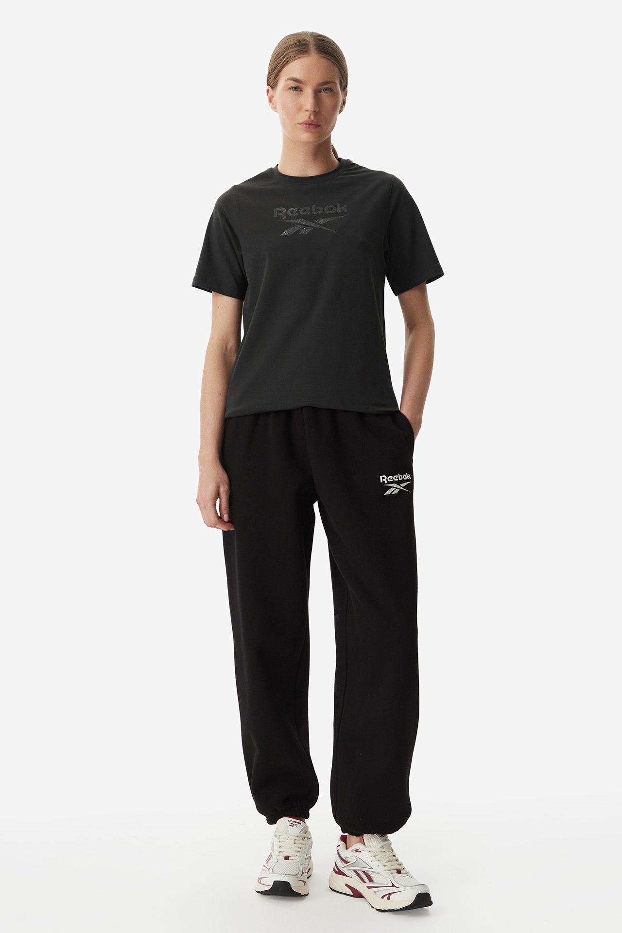 T-shirt REEBOK RK25273CCW-100020 Czarny