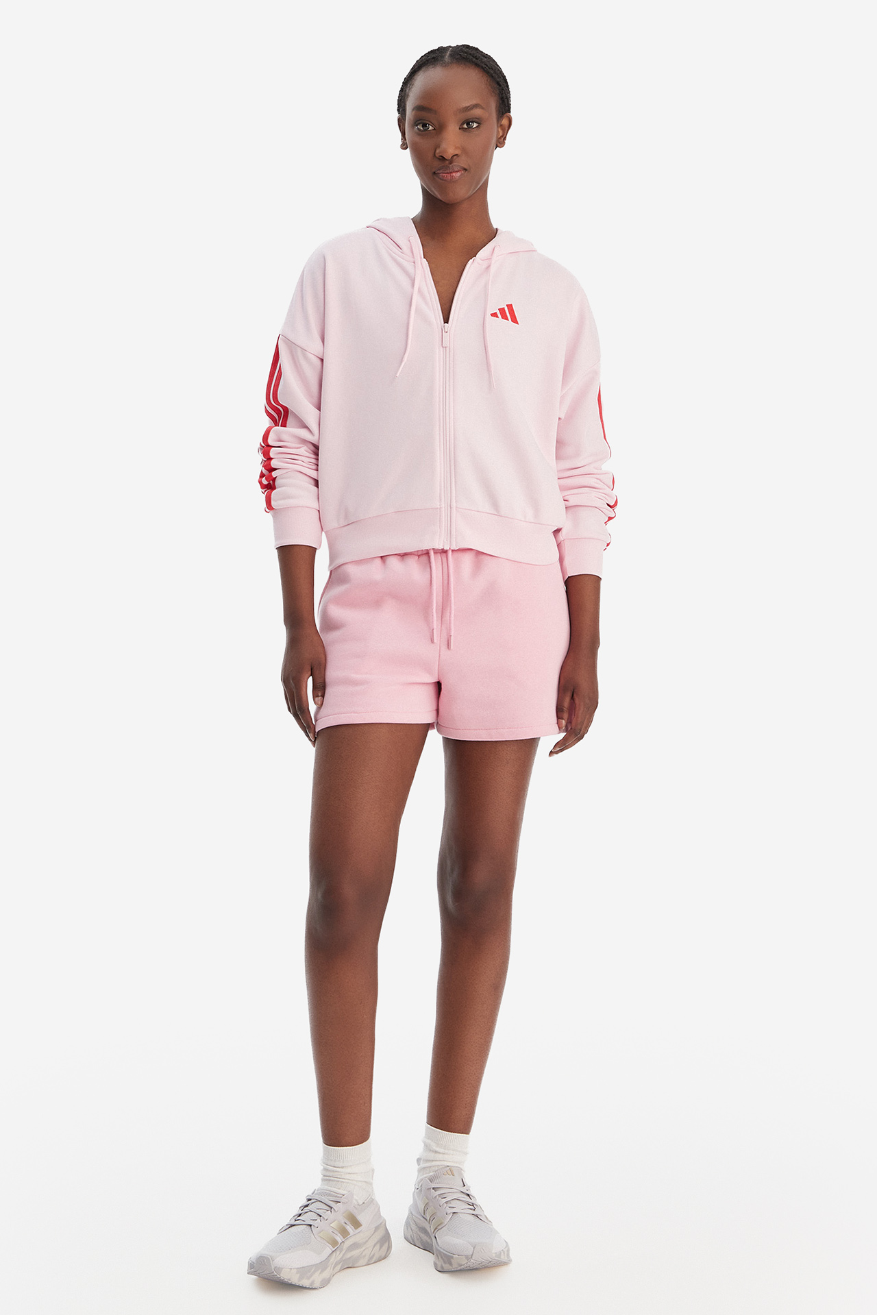 Bluza adidas Sportswear Essentials 3-Stripes KD4789 Różowy