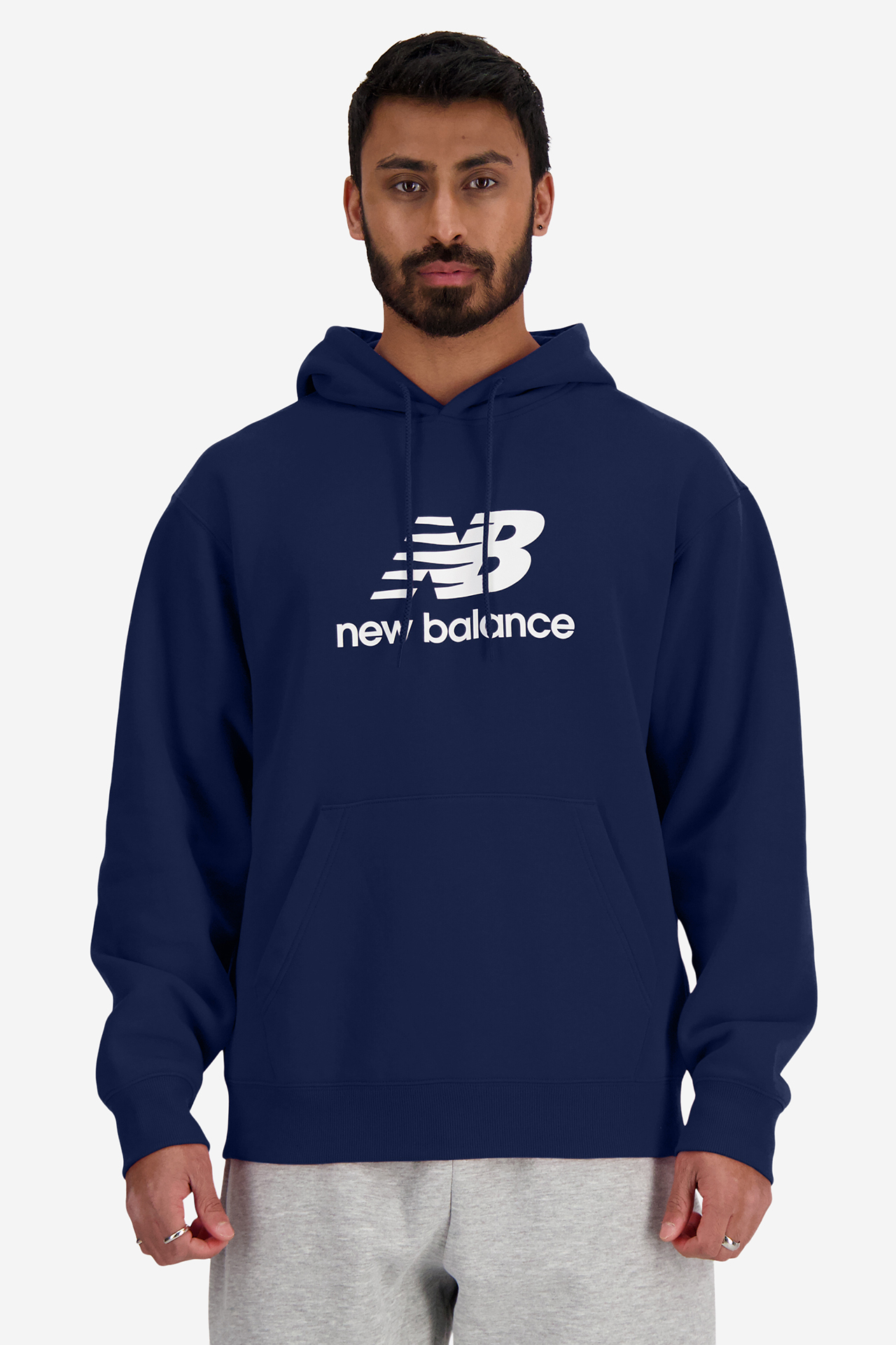 Bluza NEW BALANCE MT41501NNY Granatowy