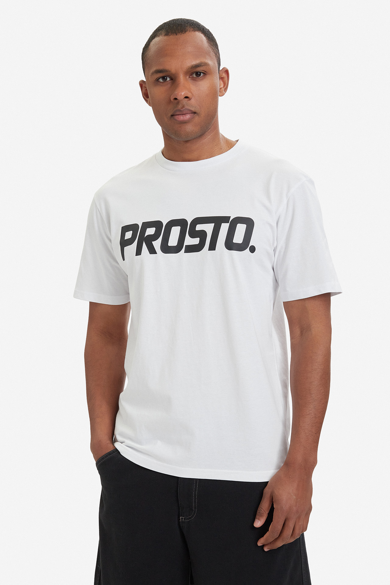 T-shirt PROSTO KL252MTEE1012 Biały