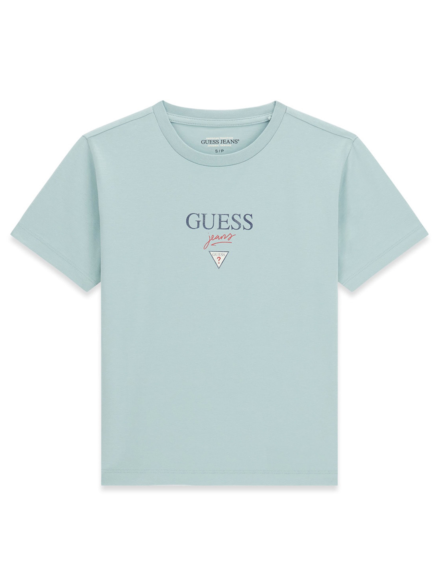 T-shirt GUESS W6RI15J1314-F84I Zielony jasny