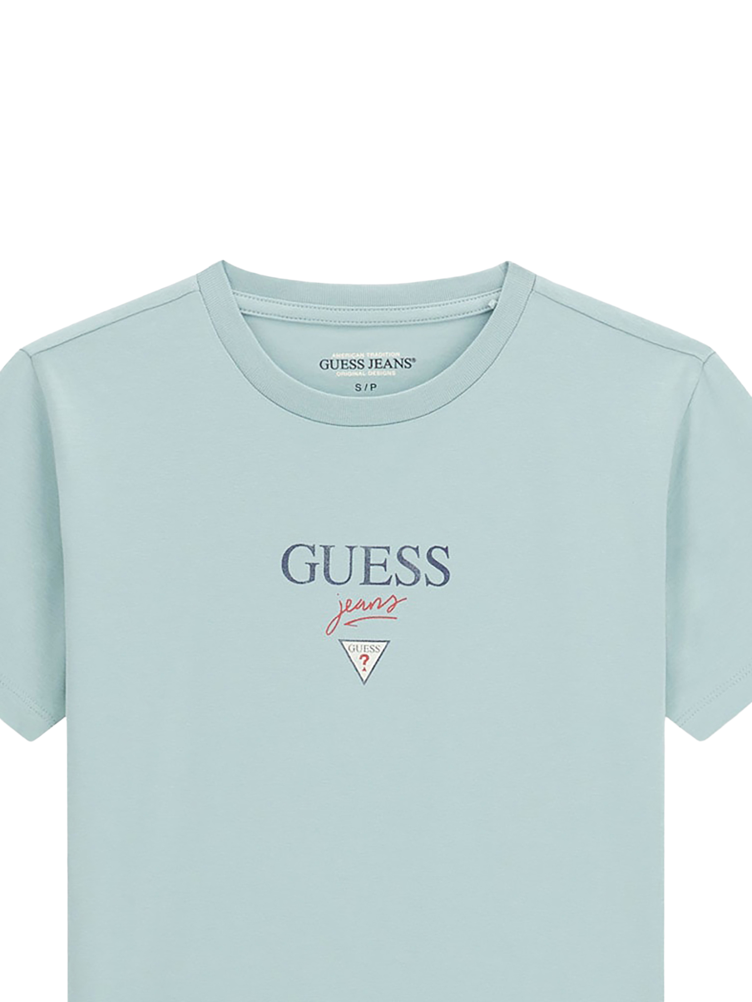 T-shirt GUESS W6RI15J1314-F84I Zielony jasny