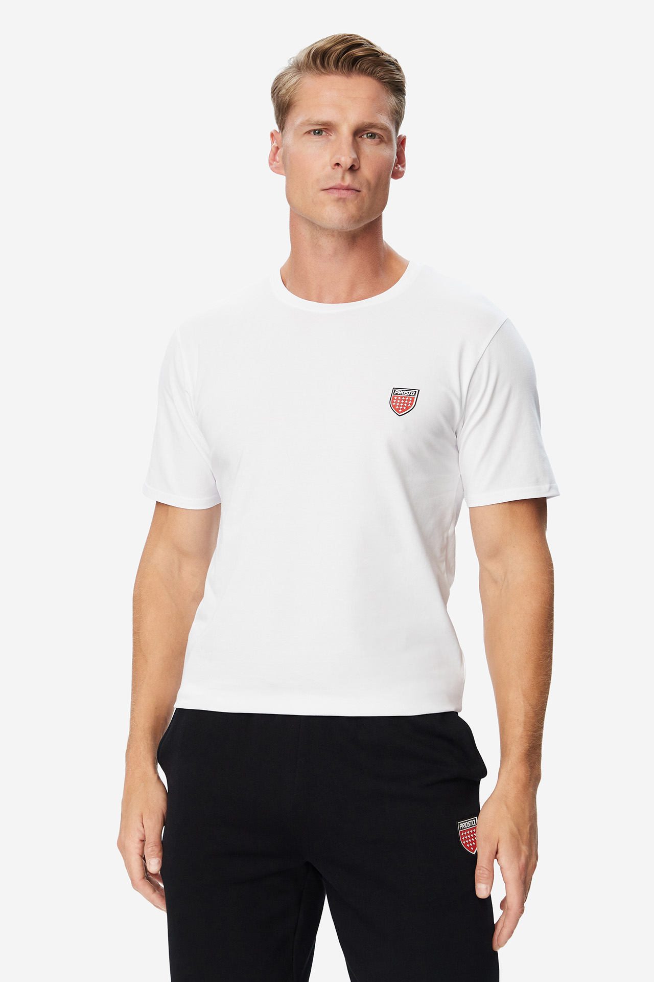 T-shirt PROSTO KL252MTEE1181 Biały