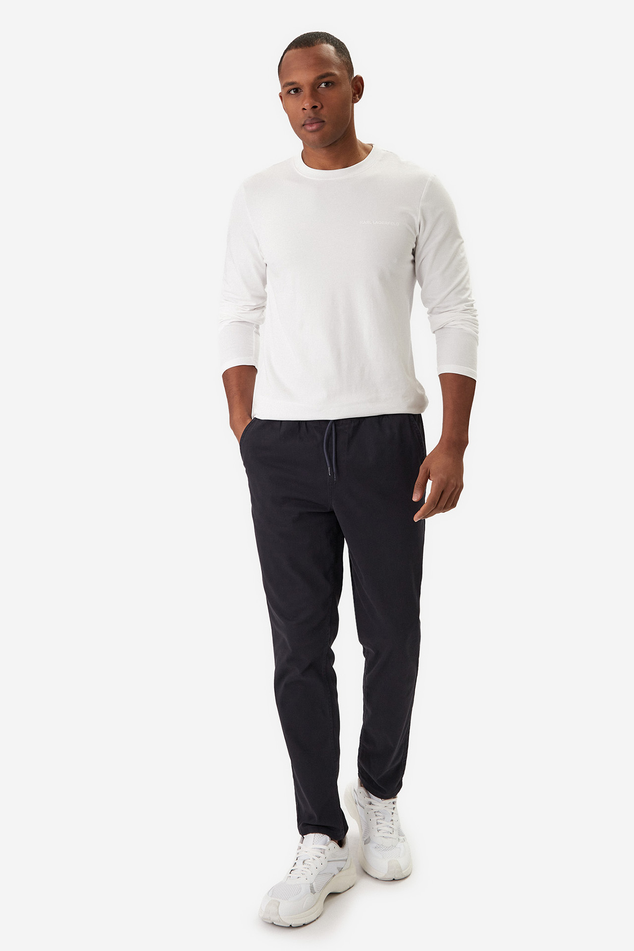 Spodnie sportowe JACK&JONES Stace Dylan 12288472 Granatowy