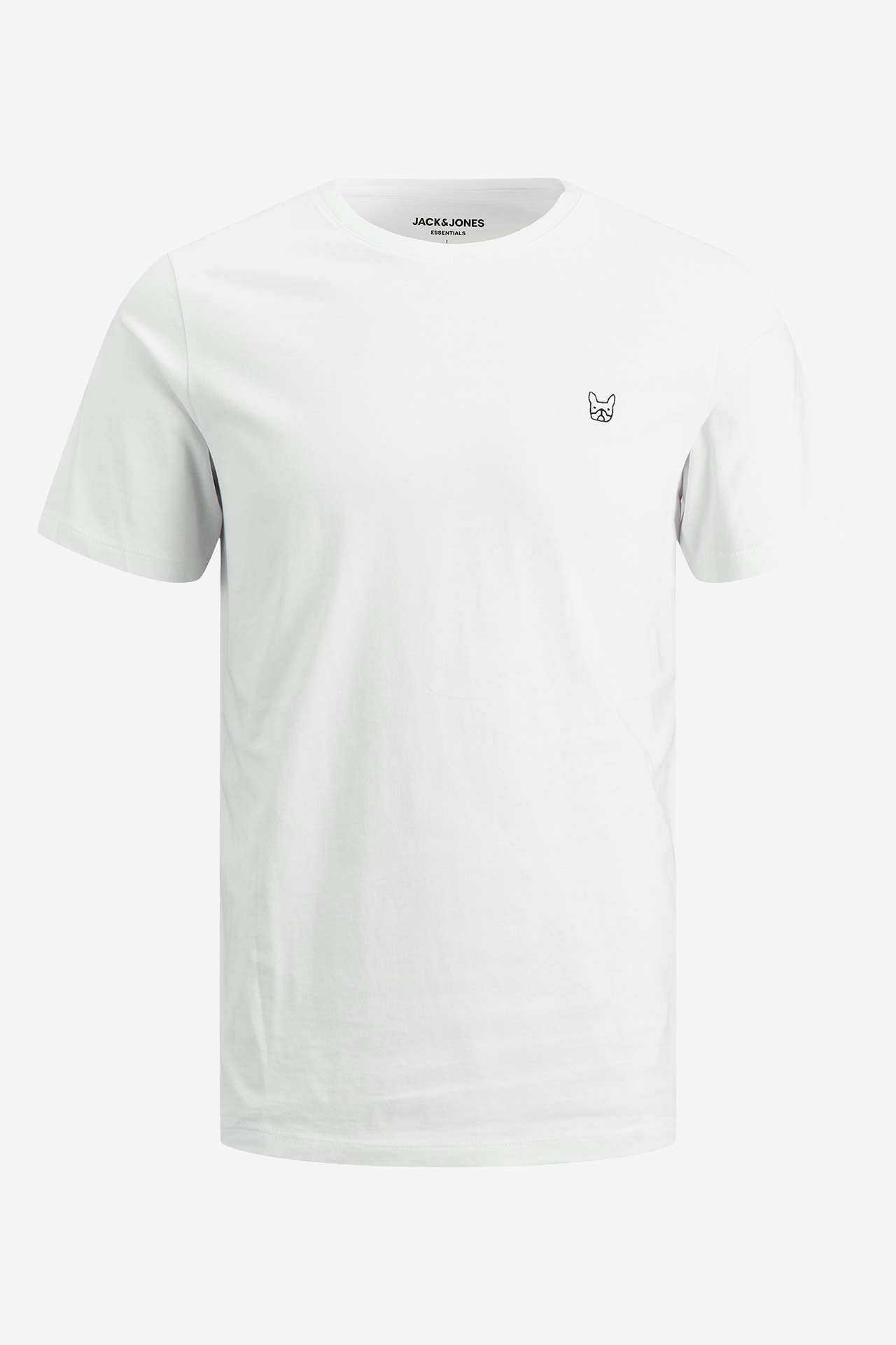 JACK & JONES 12164931-WHITE-SLIM-BLACK-EMB MIX