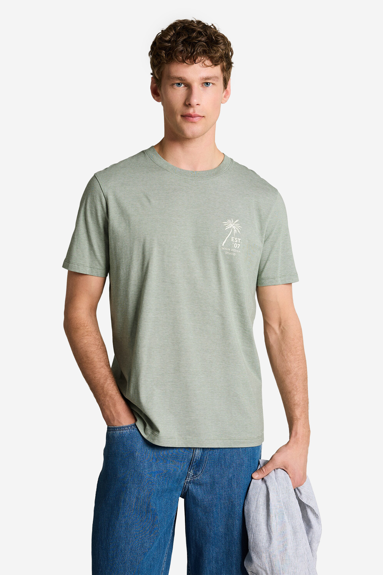 T-shirt TOM TAILOR 1050359 Zielony jasny