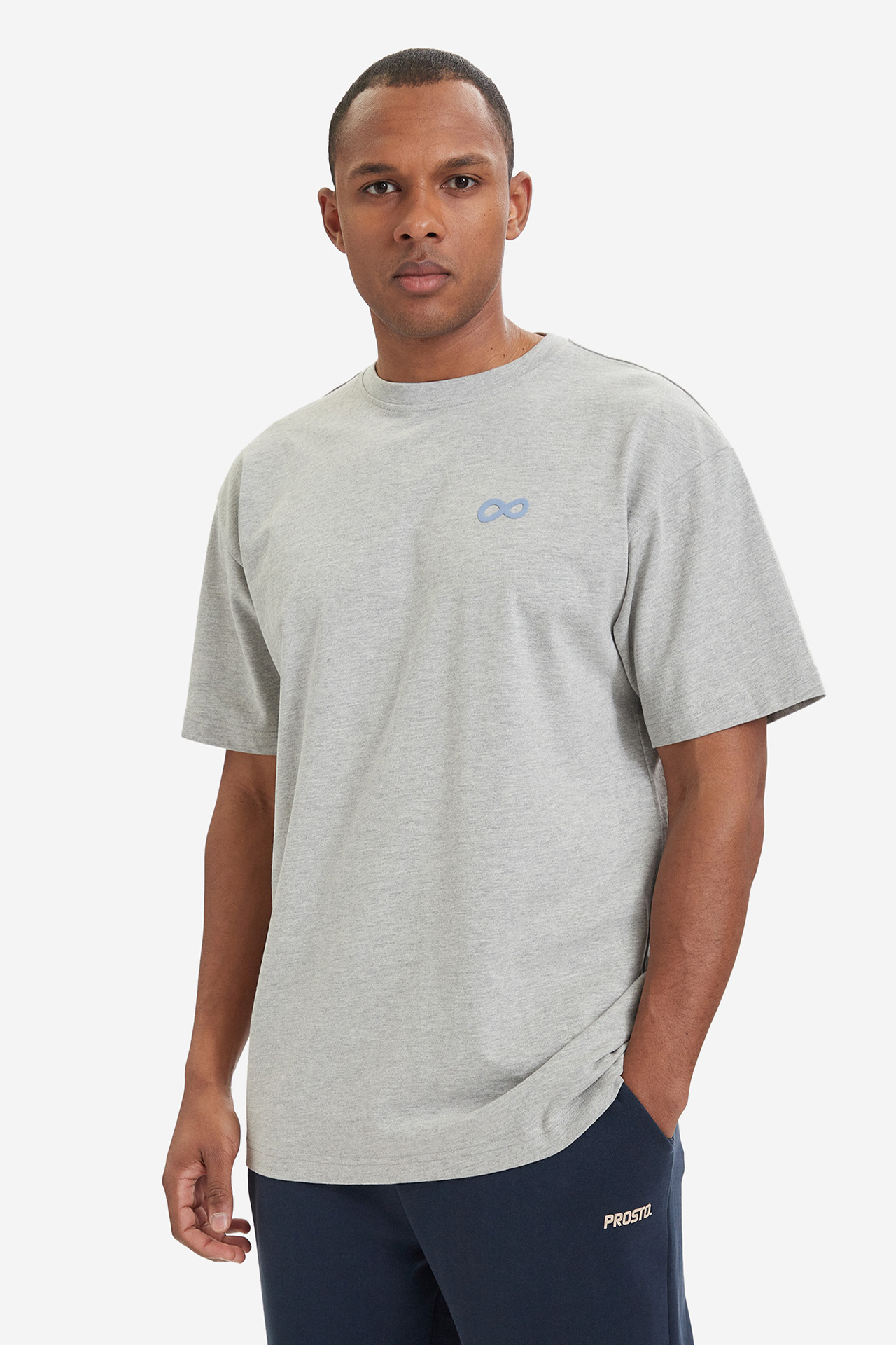 T-shirt PROSTO KL261MTEE1033 Szary