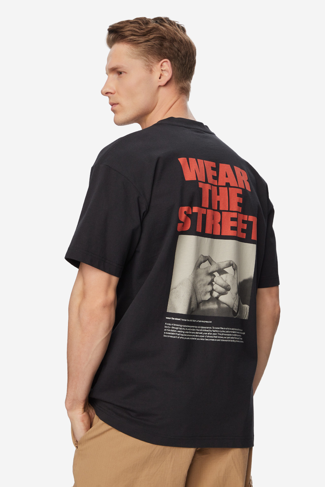 T-shirt PROSTO KL261MTEE1182 Czarny