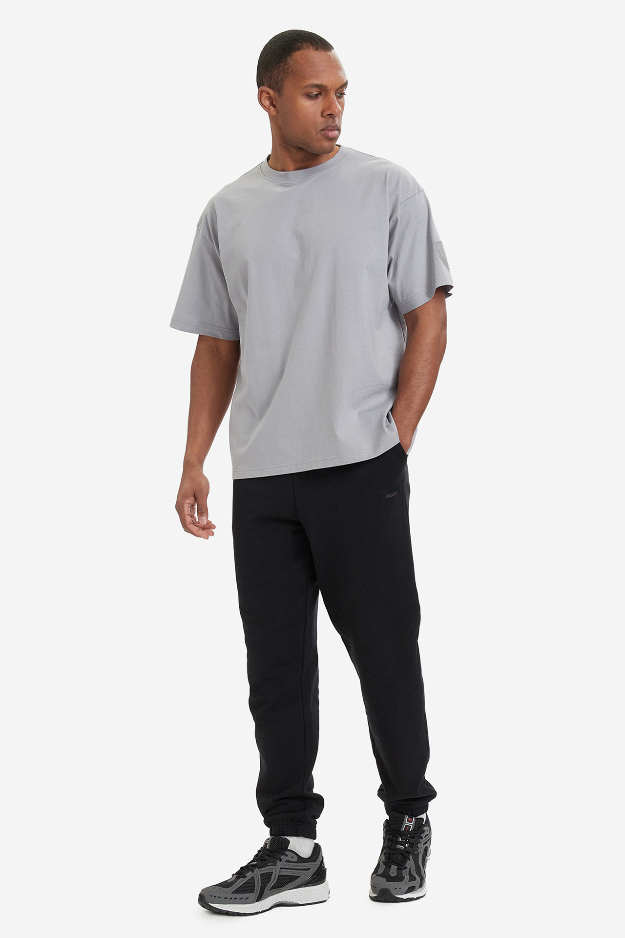 T-shirt PROSTO KL261MTEE1101 Szary