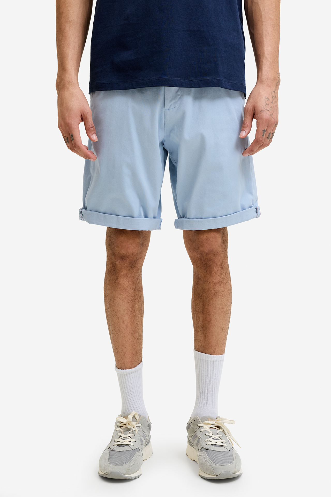 Spodenki JACK&JONES Bowie 12165604 Niebieski jasny