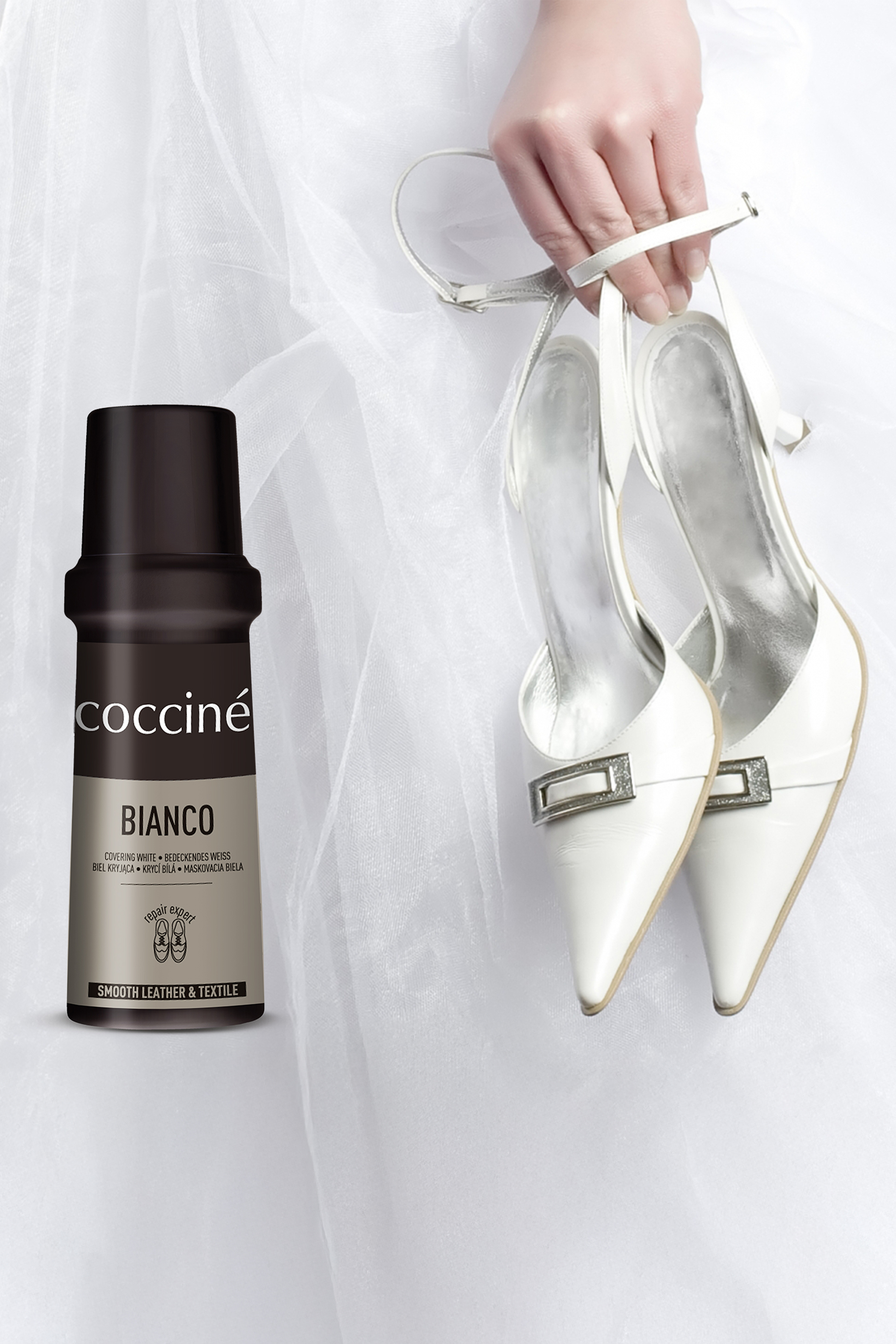 Kosmetika pro obuv BÍLÁ