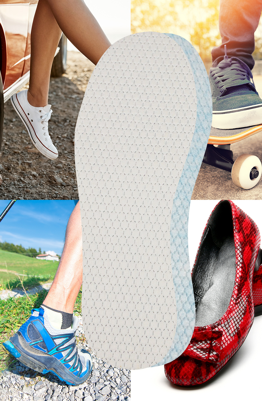 Set 3 parov osvežilnih blazinic Bela