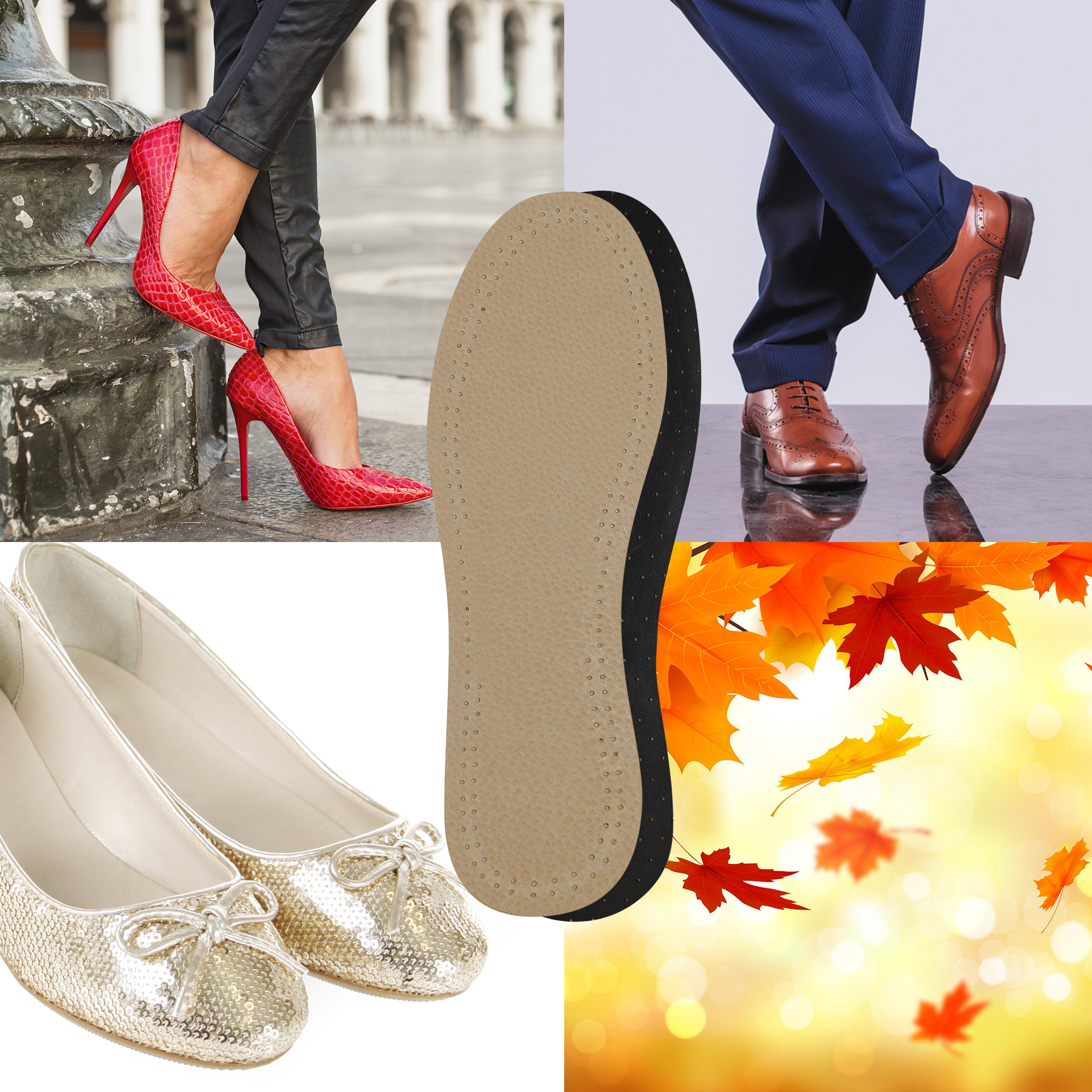 Vložky do obuvi BÉŽOVÁ