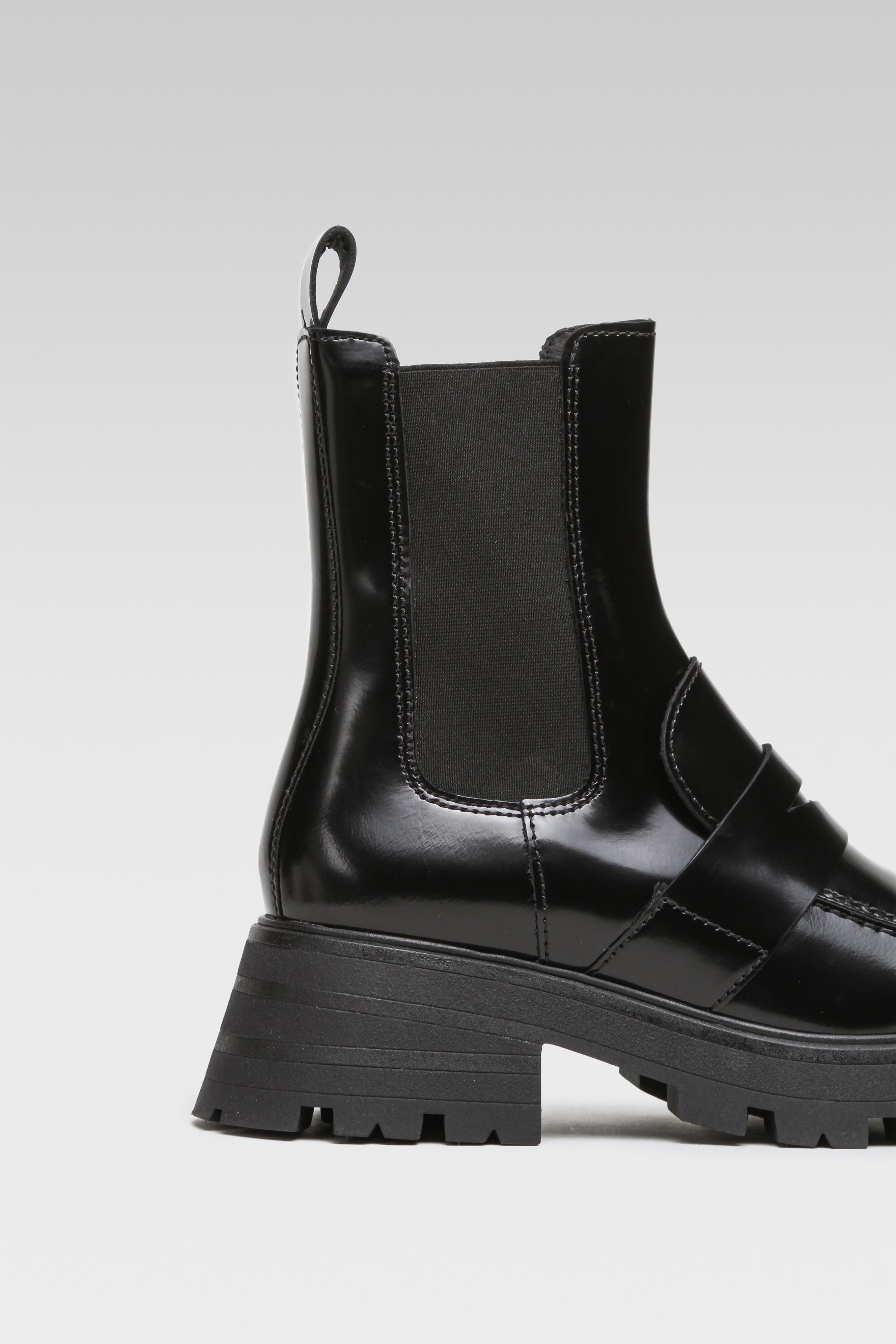 Členková obuv Čierna