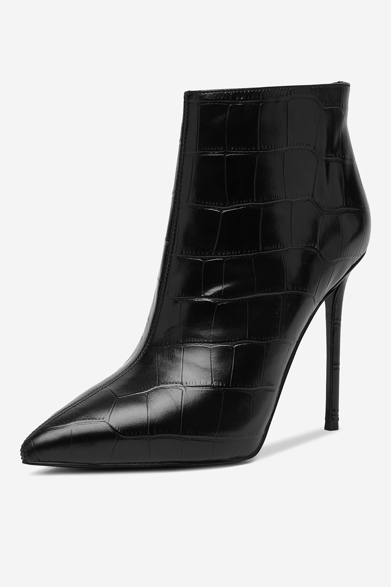 Členková topánka ČIERNA