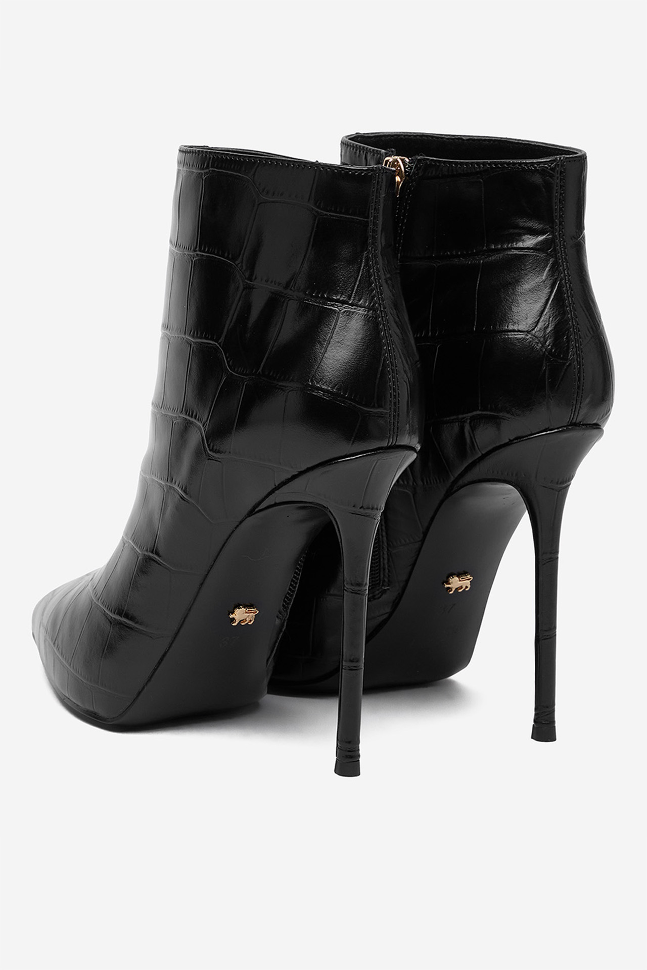 Členková topánka ČIERNA