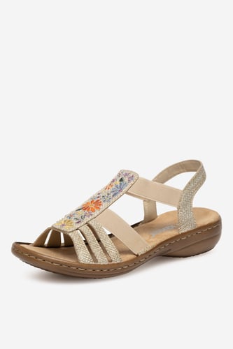 Sandali Rieker 60808-60 Bež