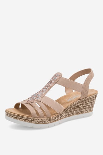 Sandali Rieker 61913-31 Roza