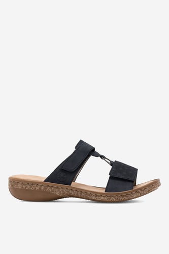 Pantofle Rieker 62885-14 Modrá