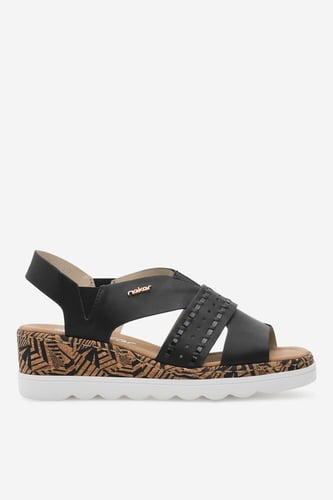 Rieker 67179-00 FEKETE
