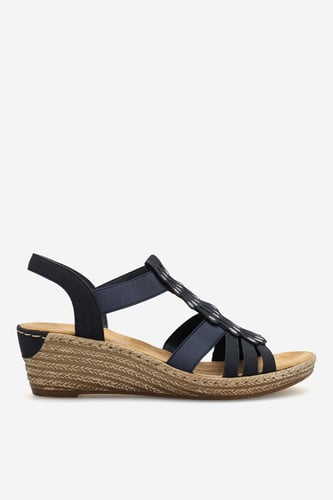 Sandali Rieker 62436-14 Modra