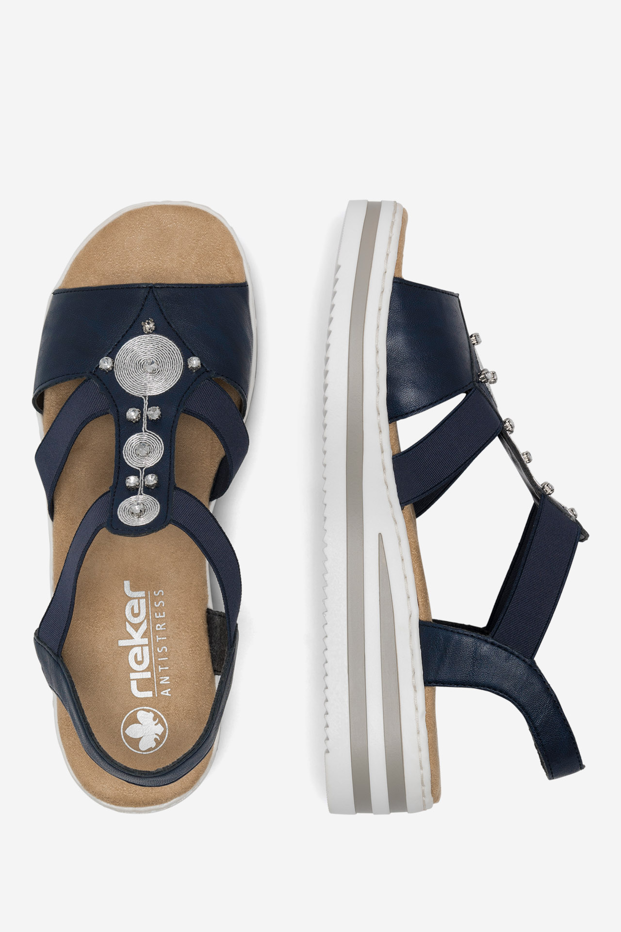 Sandály BLANKYTNĚ MODRÁ