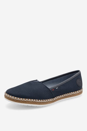 Espadrilky Rieker M2278-14 Tmavomodrá