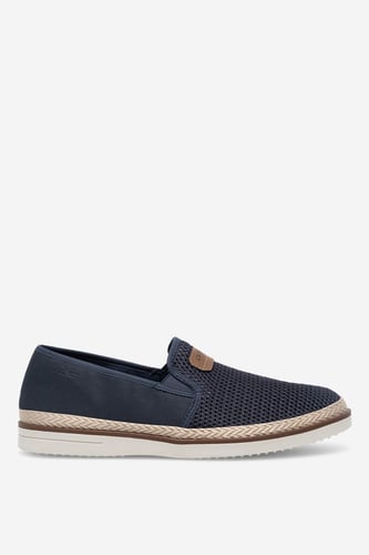 Espadrilky Rieker B2366-14 Modrá