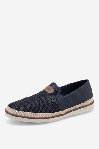 Espadrilky Rieker B2366-14 Modrá