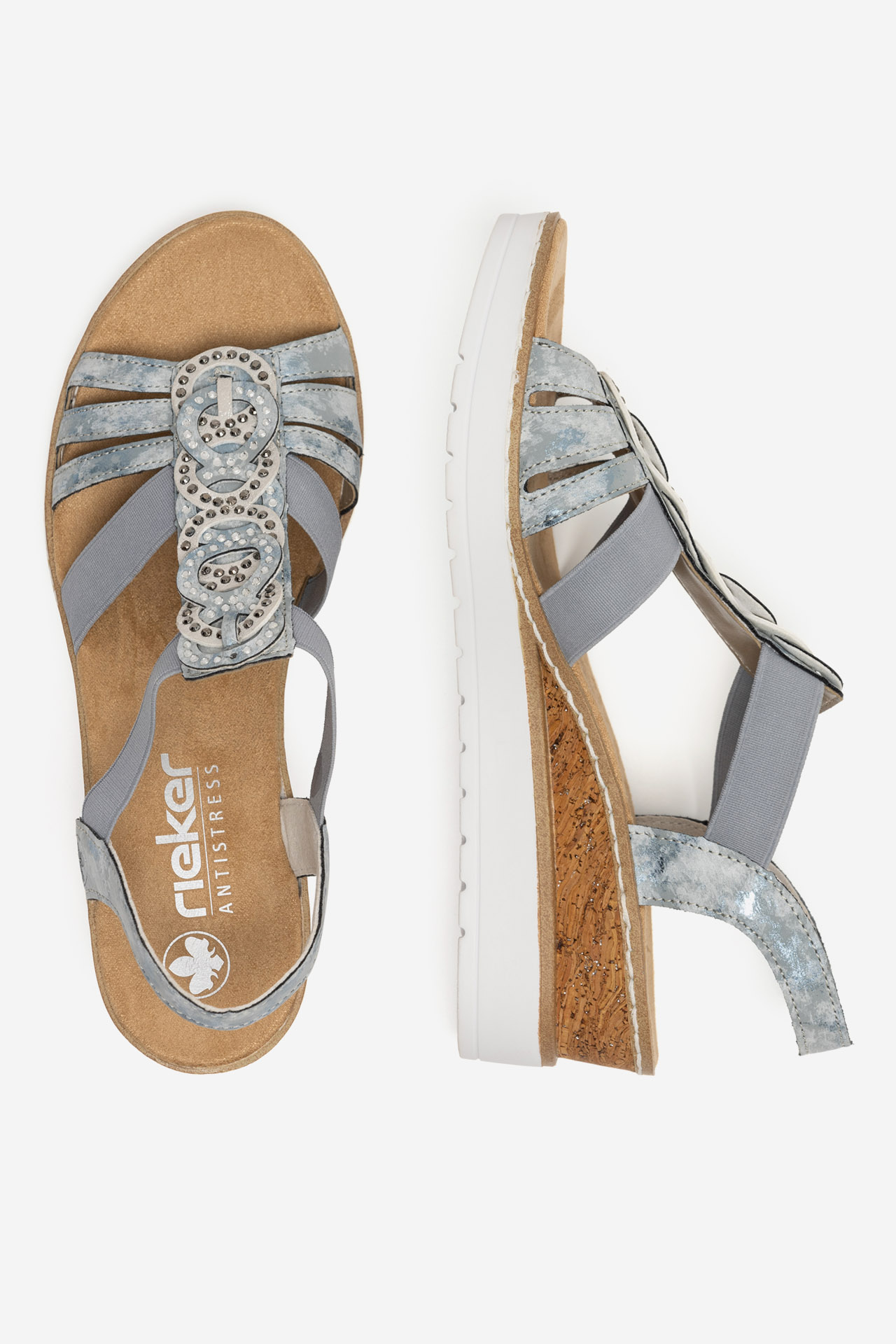 Sandály BLANKYTNĚ MODRÁ