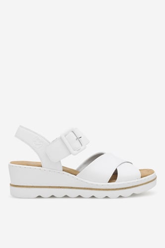 Sandali Rieker 67463-80 Bela
