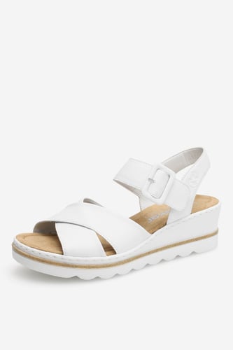 Sandali Rieker 67463-80 Bela