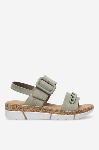 Sandali Rieker V2350-52 Zelena