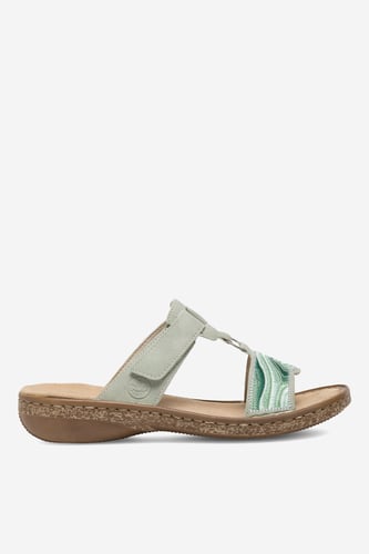 Pantofle Rieker 62829-52 Zelená
