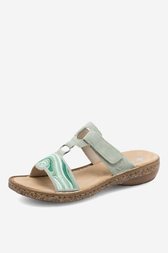 Pantofle Rieker 62829-52 Zelená