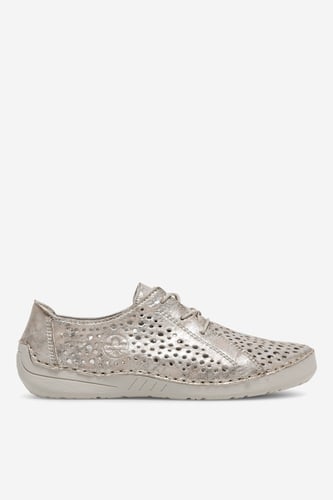 Polobotka Rieker 52534-90 Zlatá