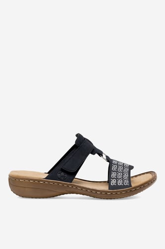 Pantofle Rieker 60863-14 Tmavomodrá